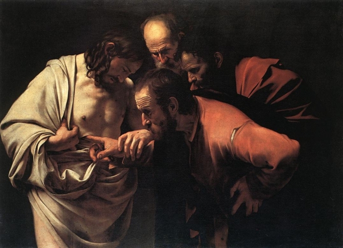 The Incredulity of Saint Thomas, By  painting
